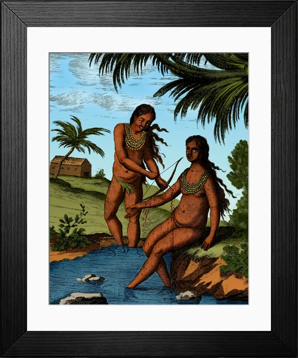 Framed Print : Bloodletting, Central American Indians Framed Print : Bloodletting, Central American Indians