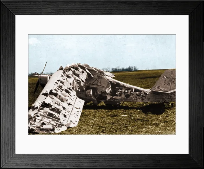 Framed Print : Light Aircraft after Hailstorm Framed Print : Light Aircraft after Hailstorm