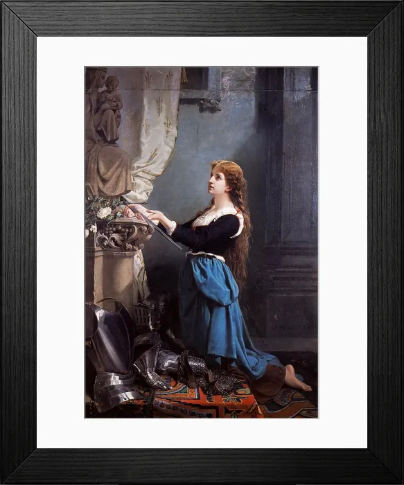 Framed Print : Joan of Arc, French National Heroine Framed Print : Joan of Arc, French National Heroine