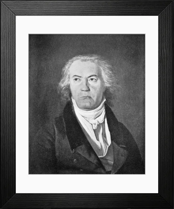 Framed Print : Ludwig van Beethoven. German Composer Framed Print : Ludwig van Beethoven. German Composer