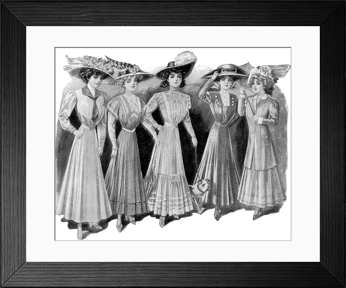Framed Print : Ready-Made Women's Fashion, 1900s Framed Print : Ready-Made Women's Fashion, 1900s