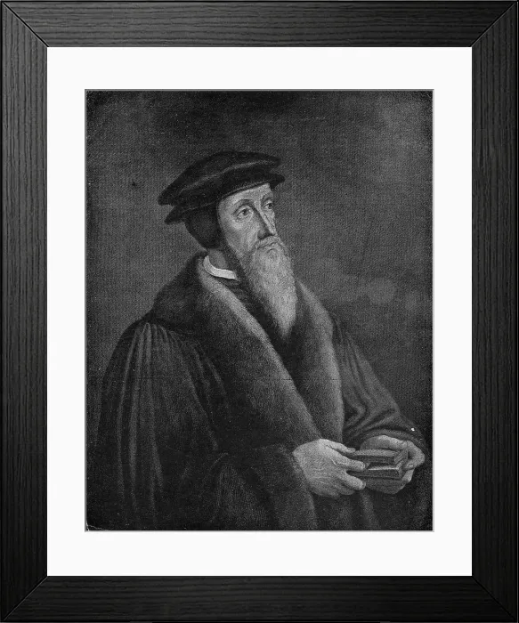Framed Print : John Calvin, French Theologist Framed Print : John Calvin, French Theologist