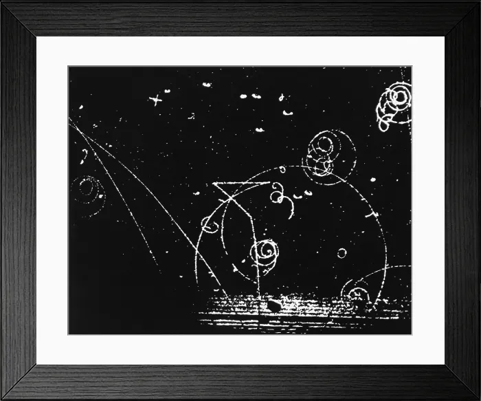 Framed Print : Catalyzed Nuclear Reaction in Bubble Chamber Framed Print : Catalyzed Nuclear Reaction in Bubble Chamber