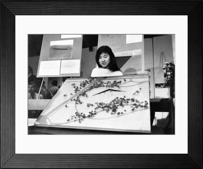 Framed Print : Maya Lin, American Architect Framed Print : Maya Lin, American Architect