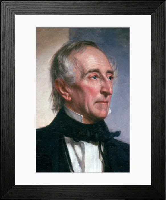 Framed Print : John Tyler, 10th U.S. President
