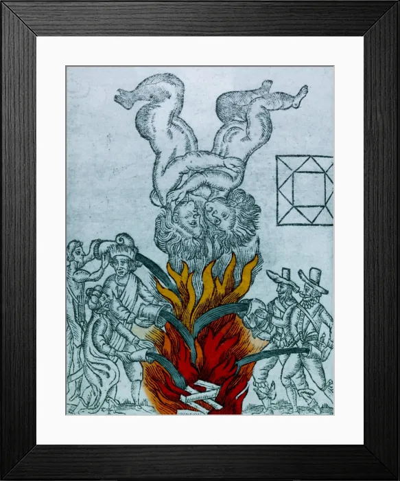 Framed Print : Great Fire of London, 1666 Framed Print : Great Fire of London, 1666