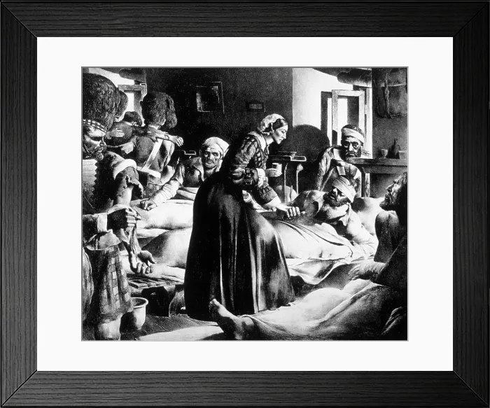 Framed Print : Crimean War, Florence Nightingale at Scutari
