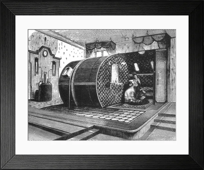 Framed Print : Pneumatic Health Institute, 1876 Framed Print : Pneumatic Health Institute, 1876