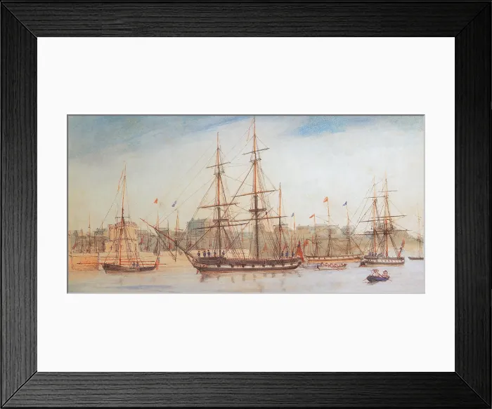 Framed Print : Hms Beagle Ship, Sydney, Australia