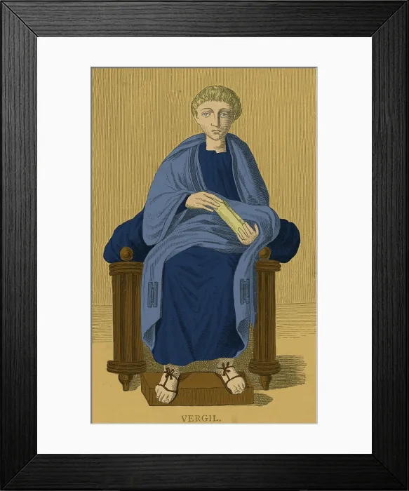 Framed Print : Virgil, Ancient Roman Poet