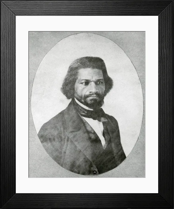 Framed Print : Frederick Douglass, American Abolitionist