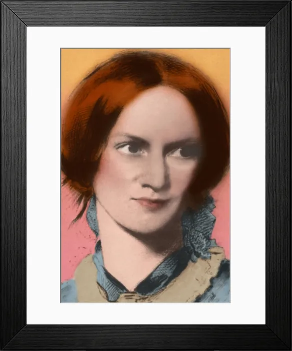 Framed Print : Charlotte Bronte, English Author