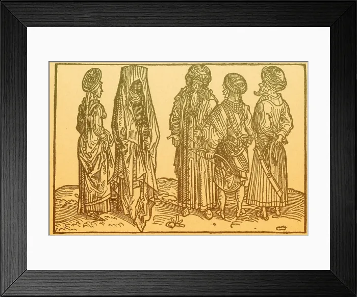 Framed Print : Itinerary to the Holy Land, 1486