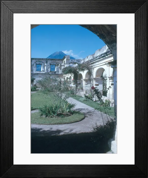 Framed Print : Earthquake Ruins, Guatemala Framed Print : Earthquake Ruins, Guatemala