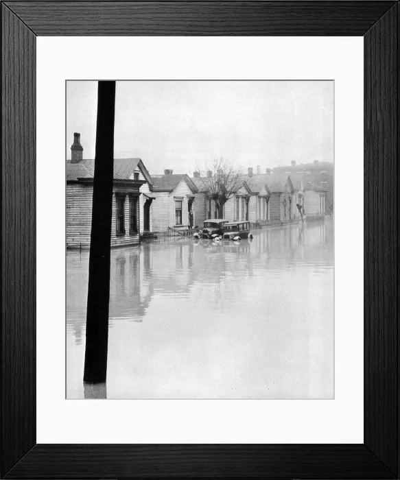 Framed Print : Ohio River Flood, 1937 Framed Print : Ohio River Flood, 1937