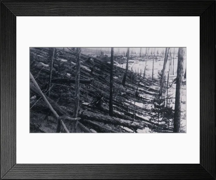 Framed Print : Tunguska Event, 1908 Framed Print : Tunguska Event, 1908