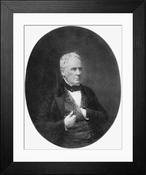 Framed Print : Benjamin Silliman, American Chemist Framed Print : Benjamin Silliman, American Chemist