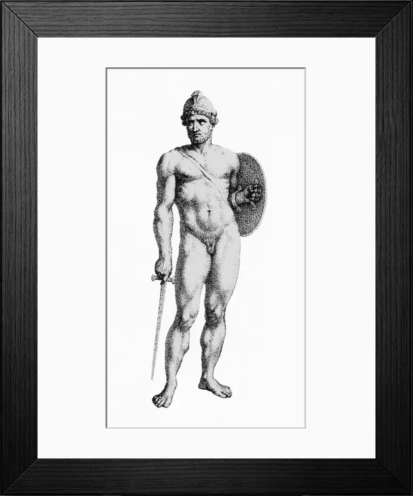 Framed Print : Ares, Greek God of War