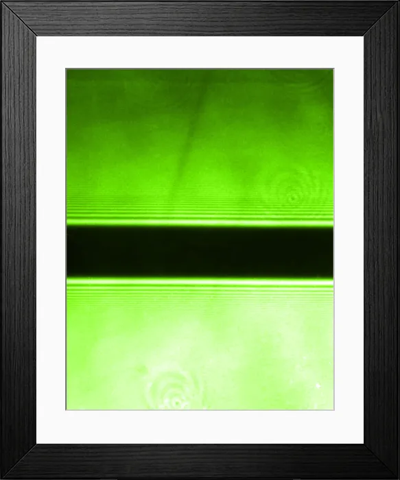 Framed Print : Fresnel Diffraction by Needle