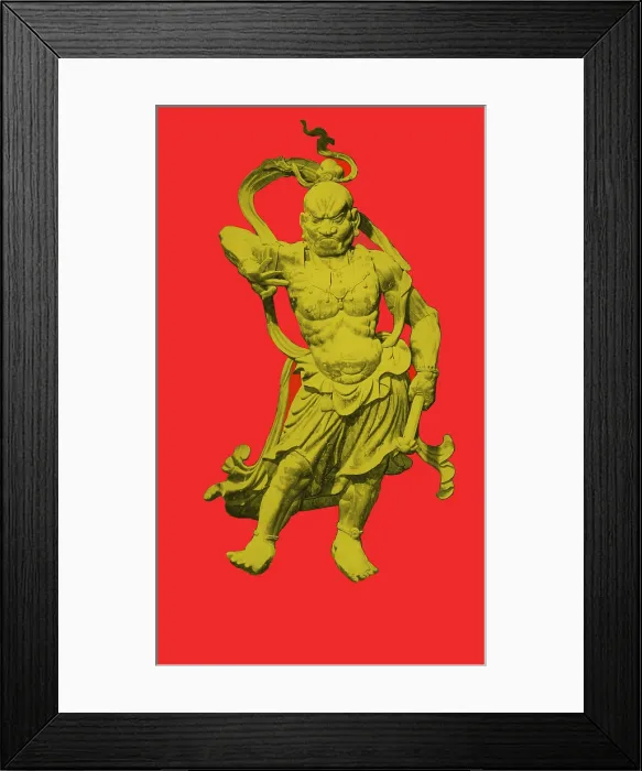 Framed Print : Ni-o Guardian Framed Print : Ni-o Guardian