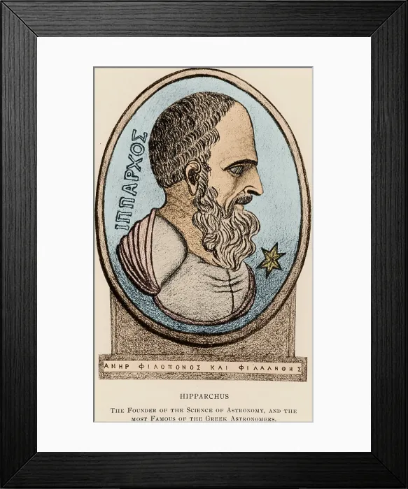 Framed Print : Hipparchus, Ancient Greek Astronomer and Mathematician
