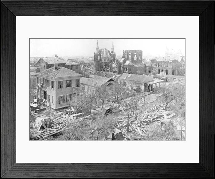 Framed Print : Great Galveston Hurricane, Aftermath, 1900 Framed Print : Great Galveston Hurricane, Aftermath, 1900