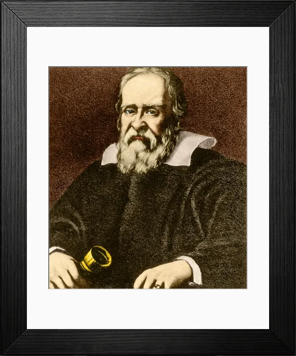Framed Print : Galileo Galilei, Italian Polymath Framed Print : Galileo Galilei, Italian Polymath