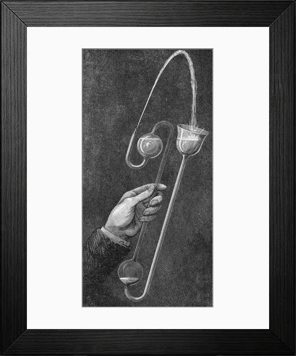 Framed Print : Hero's Fountain, Hydraulics
