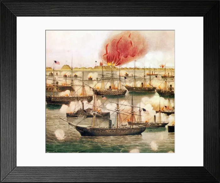 Framed Print : Battle of Fort Fisher, 1865 Framed Print : Battle of Fort Fisher, 1865