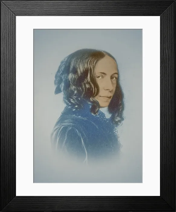 Framed Print : Elizabeth Barrett Browning, English Poet Framed Print : Elizabeth Barrett Browning, English Poet