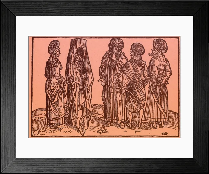 Framed Print : Itinerary to the Holy Land, 1486