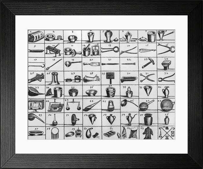 Framed Print : Portable Laboratory of Johann Joachim Becher Framed Print : Portable Laboratory of Johann Joachim Becher