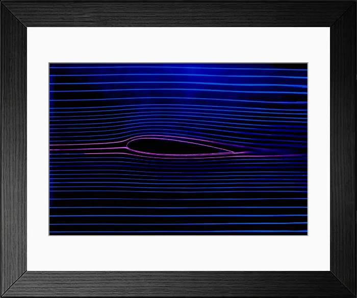 Framed Print : Air flow pattern Framed Print : Air flow pattern