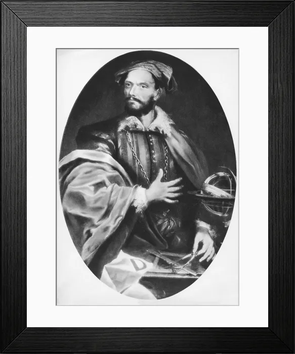Framed Print : Jacques Cartier, French Explorer
