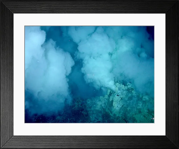 Framed Print : Hydrothermal Smoker Vent Framed Print : Hydrothermal Smoker Vent