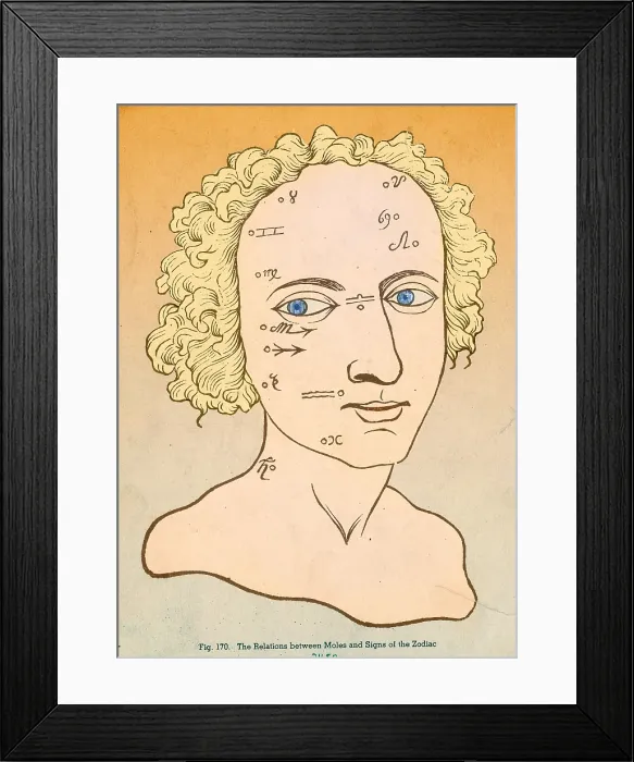 Framed Print : Metoposcopy, 17th Century Framed Print : Metoposcopy, 17th Century
