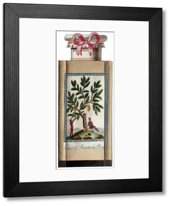 Framed Print : Peru Balsam, Perfume Label, 19th Century Framed Print : Peru Balsam, Perfume Label, 19th Century
