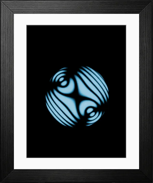 Framed Print : Interference from Mica