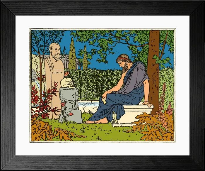 Framed Print : Plato, Greek Philosopher Framed Print : Plato, Greek Philosopher