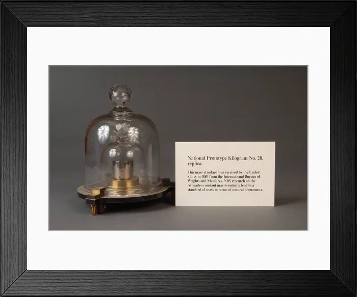 Framed Print : National Standard of Mass, Kilogram