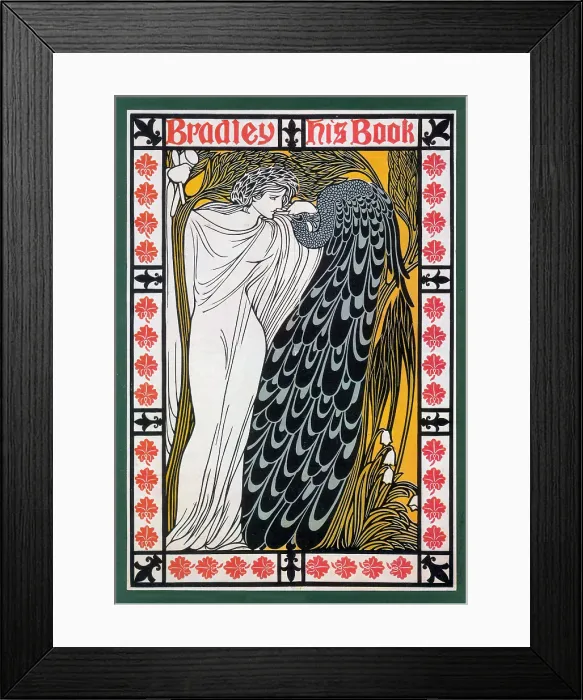 Framed Print : Bradley: His Book, Will H. Bradley, 1896 Framed Print : Bradley: His Book, Will H. Bradley, 1896