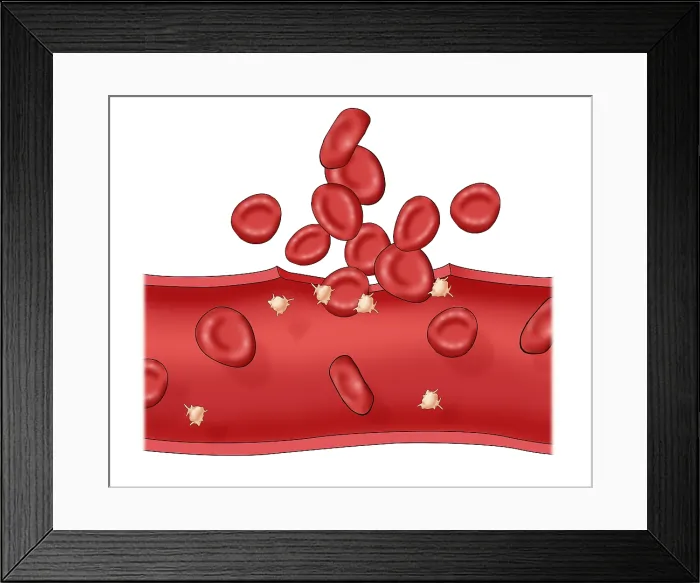Framed Print : Blood clot Framed Print : Blood clot