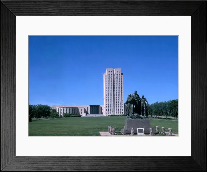 Framed Print : North Dakota State Capitol Framed Print : North Dakota State Capitol