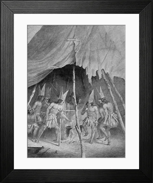 Framed Print : Ojibwe Feast of Nanabozho Framed Print : Ojibwe Feast of Nanabozho