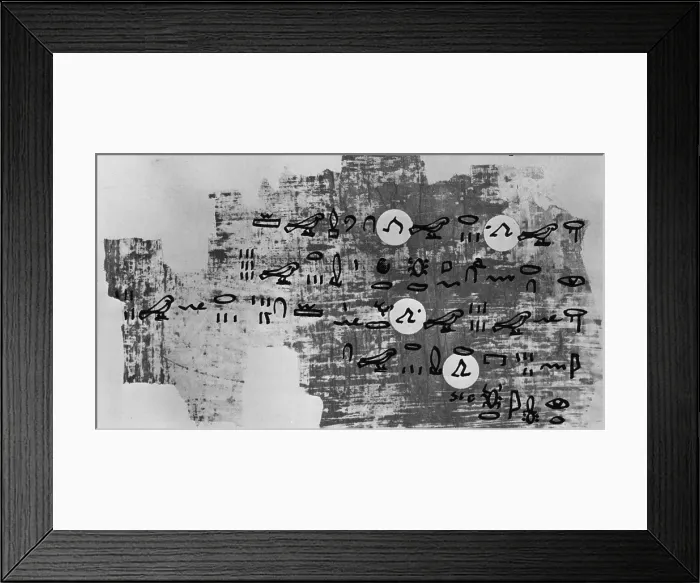 Framed Print : Ancient Calculation
