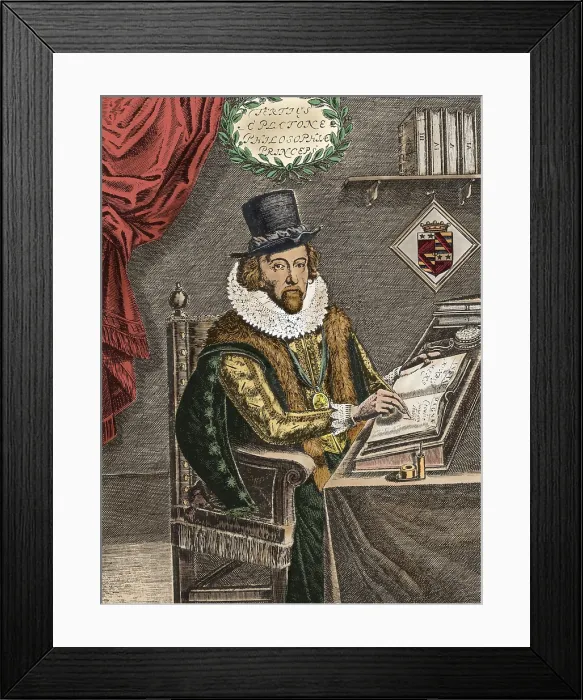 Framed Print : Francis Bacon, English Polymath Framed Print : Francis Bacon, English Polymath