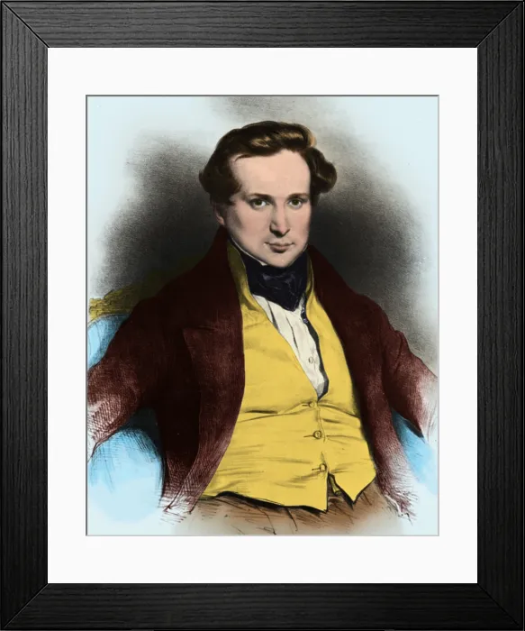 Framed Print : Victor Hugo, French Author