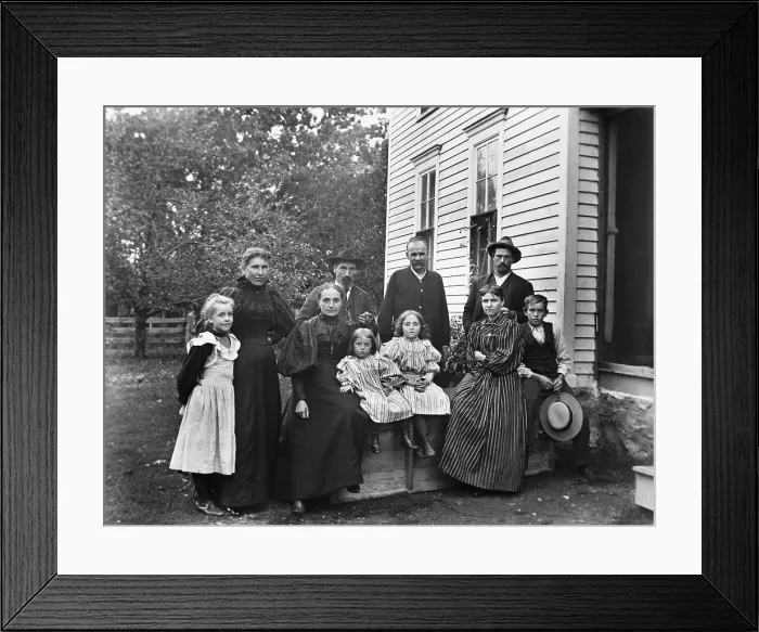 Framed Print : Family Portrait, 1900 Framed Print : Family Portrait, 1900