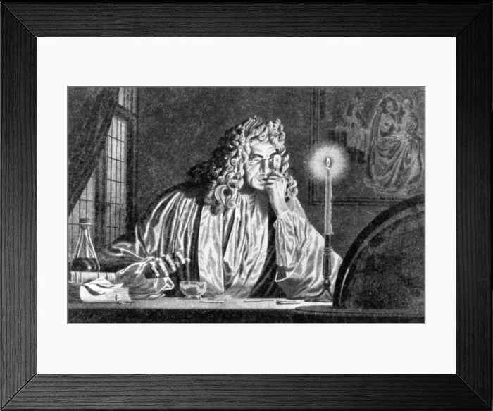 Framed Print : Anton Van Leeuwenhoek, Dutch Microbiologist Framed Print : Anton Van Leeuwenhoek, Dutch Microbiologist