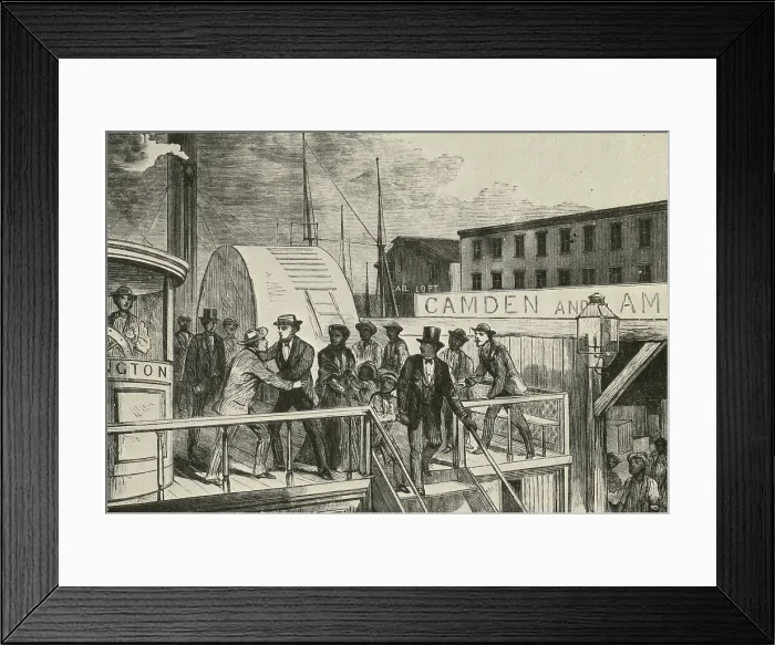 Framed Print : The Rescue of Jane Johnson and Her Children, 1855 Framed Print : The Rescue of Jane Johnson and Her Children, 1855